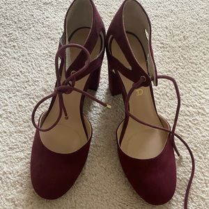 Nina maroon heels